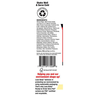 Lean Body RTD Vanilla 40 g (17 fl oz)
