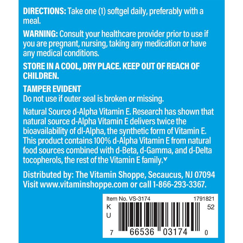 Vitamina E 670 mg 1000 UI (120 soft)
