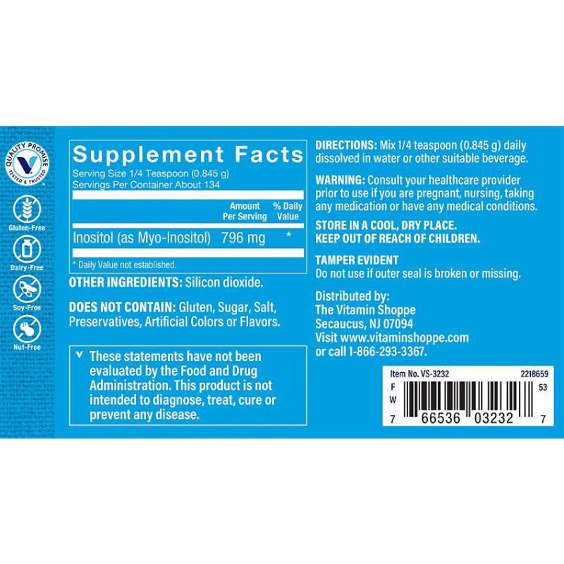 Inositol Powder 796 mg (4 oz)