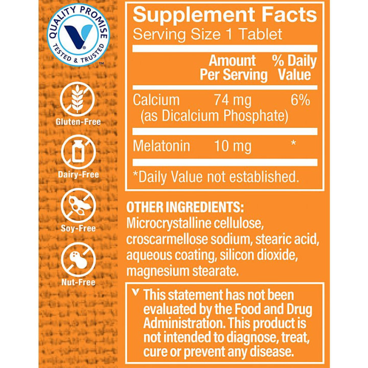 Melatonina 10 mg (60 tab)
