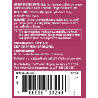 DIM w/ BioPerine 100 mg (60 veg cap)