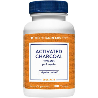 Activated Charcoal 520 mg (100 cap)