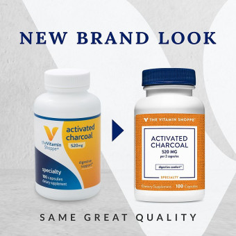 Activated Charcoal 520 mg (100 cap)