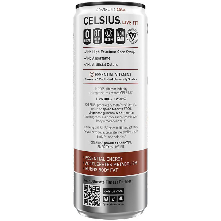 Celsius Sparkling Cola (12 fl oz)