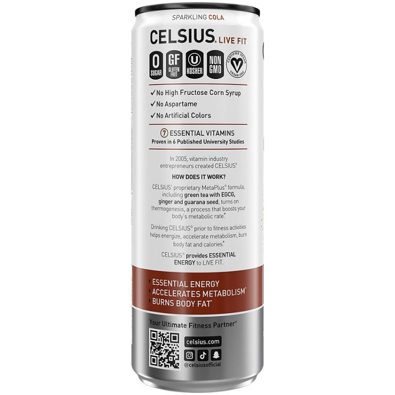 Celsius Sparkling Cola (12 fl oz)