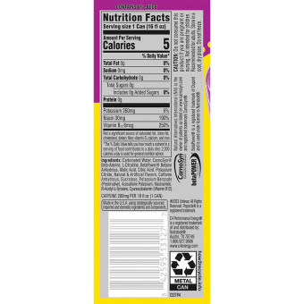 C4 Carbonated Energy Drink Popsicle Grape (16 fl oz)