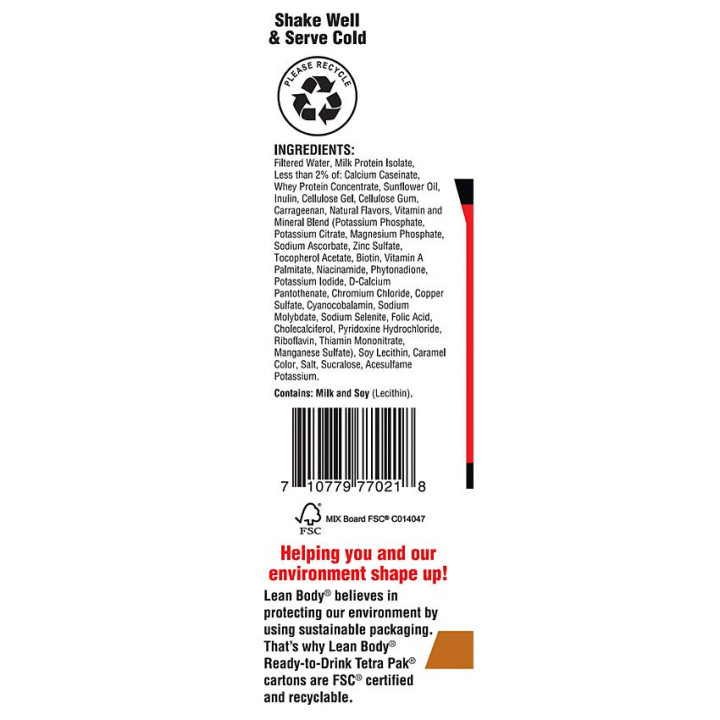 Lean Body RTD Salted Caramel 40 g (17 fl oz)