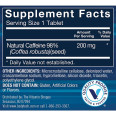 Natural Caffeine 200 mg (100 tab)