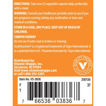 L-Theanine 200 mg (120 Veg Cap)