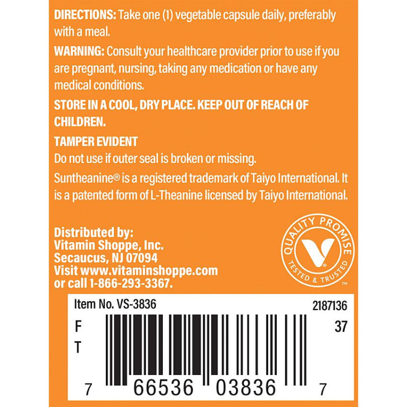 L-Theanine 200 mg (120 Veg Cap)