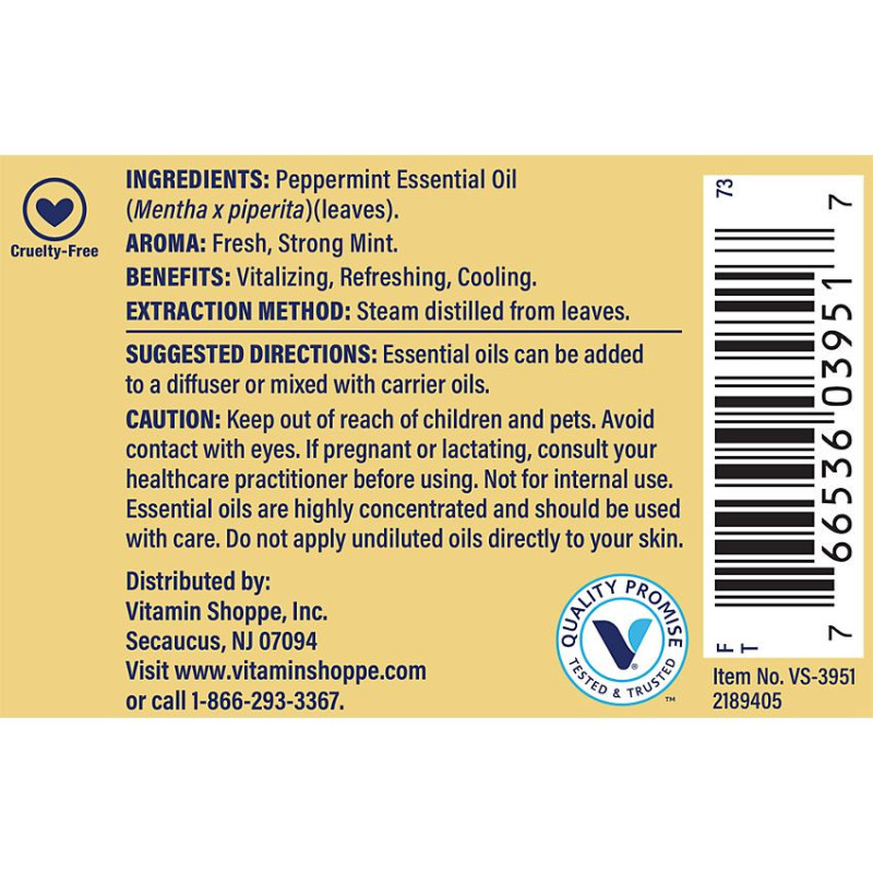 Peppermint Essential Oil (1 fl oz)