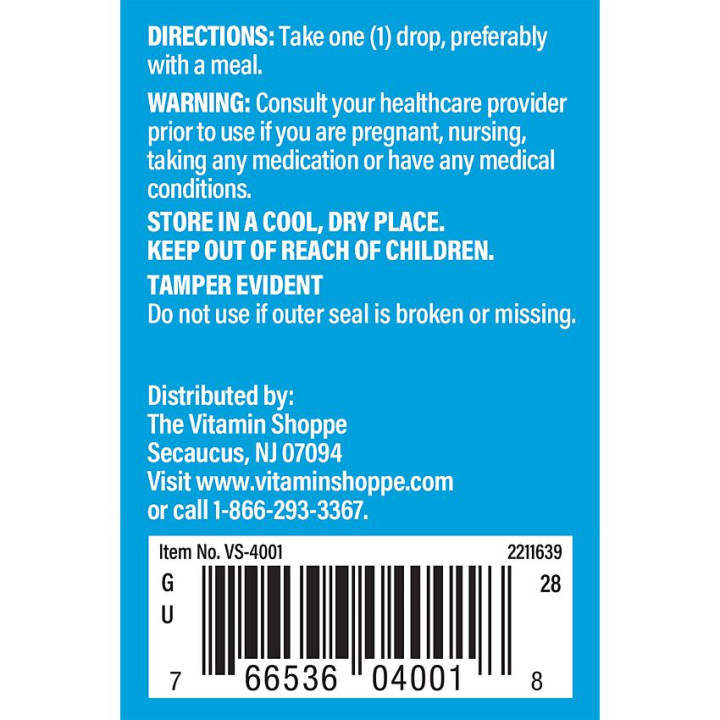 Childrens Liquid Vitamin D3 400 IU (1 fl oz)