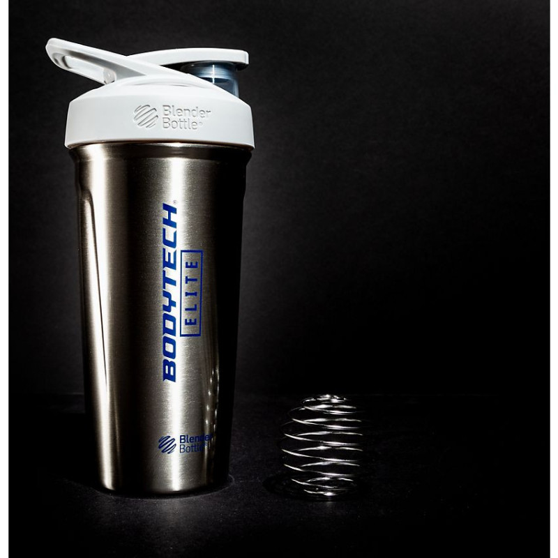 Bodytech Elite Stainless Steel Blender Bottle (28 fl oz)