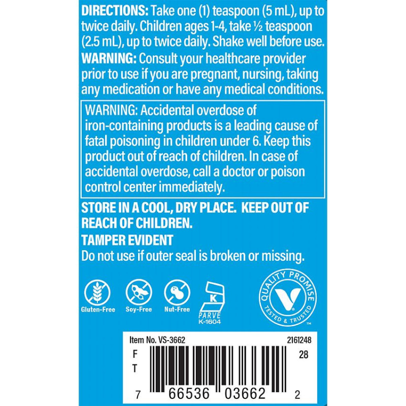 Liquid Iron Blackberry Vanilla Flavor (8 fl oz)