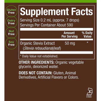 Plnt Organic Liquid Stevia (4 fl oz)