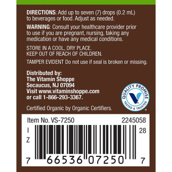 Plnt Organic Liquid Stevia (4 fl oz)