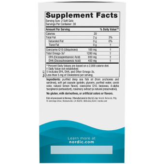 Ultimate Omega + CoQ10 1280 mg Lemon (60 Soft)