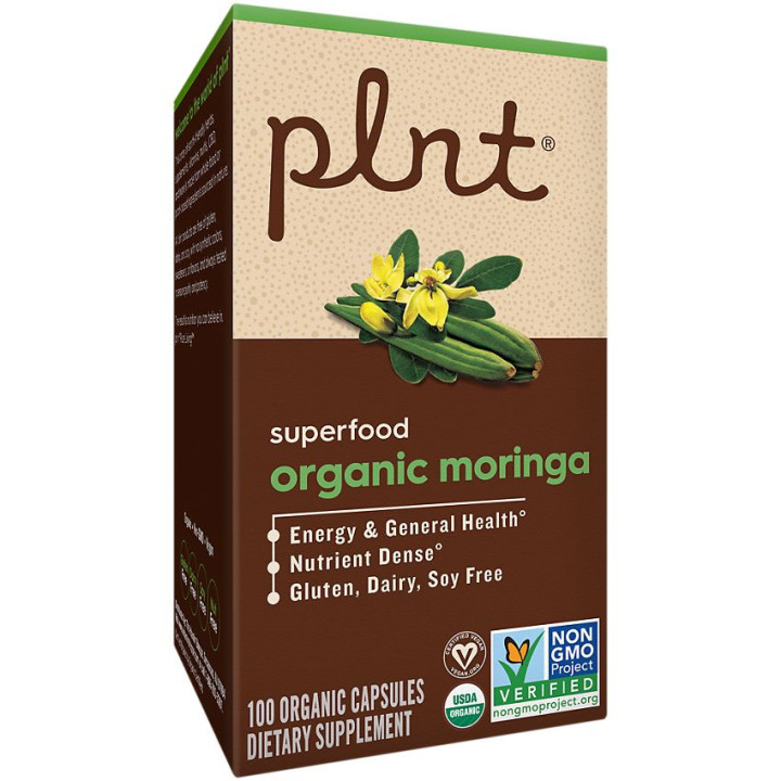 Plnt Organic Moringa 1000 mg (100 cap)
