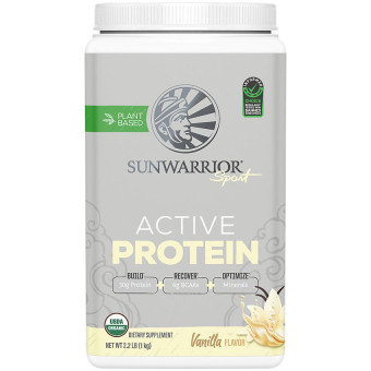 Sunwarrior Plant Based Active Protein Vainilla (20 serv) 2.2 lb