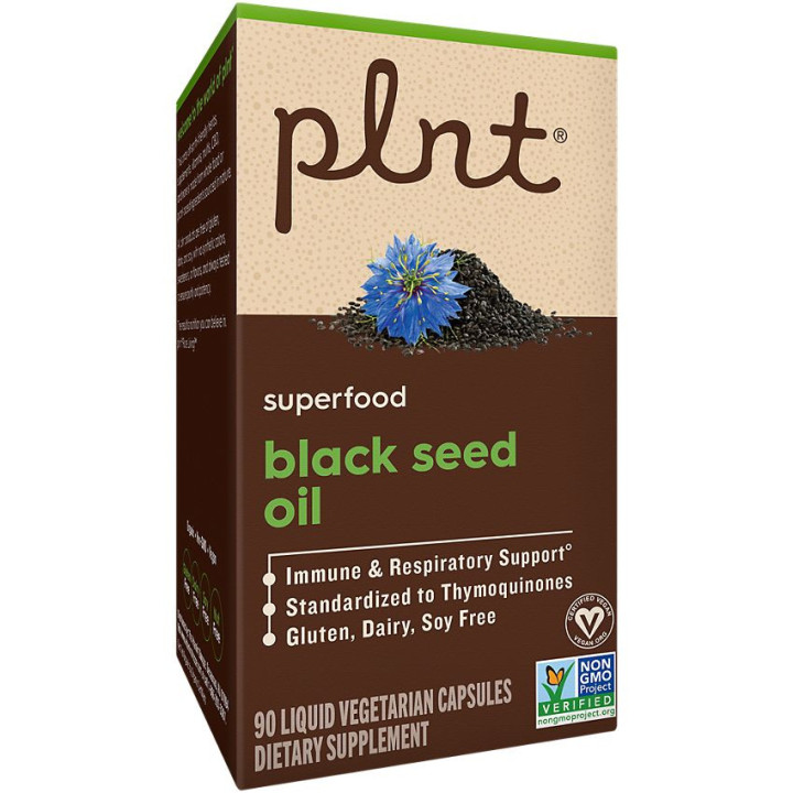 Plnt Black Seed Oil  (90 liq veg cap)