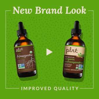 Plnt Organic Liquid Ashwagandha (2 fl oz)