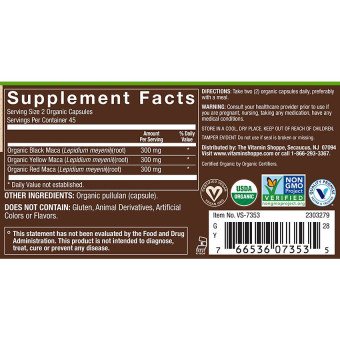 Plnt Organic Triple Maca (90 cap)
