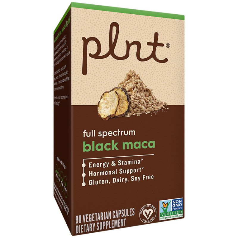 Plnt Organic Black Maca 1000 mg (90 veg cap)