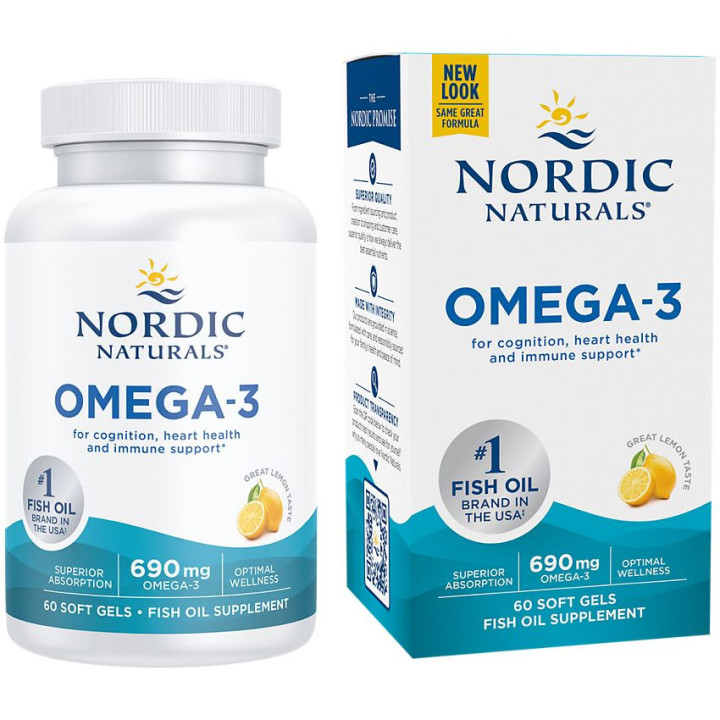 Nordic Naturals Omega Lemon 690 mg (60 soft)