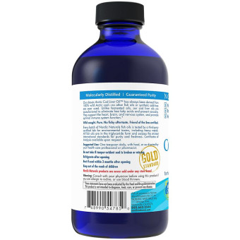 Nordic Naturals Arctic Cod Liver Oil 1060 mg Orange (8 fl oz)