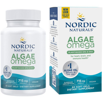 Nordic Naturals Algae Omega 715 mg Vegan (120 soft)