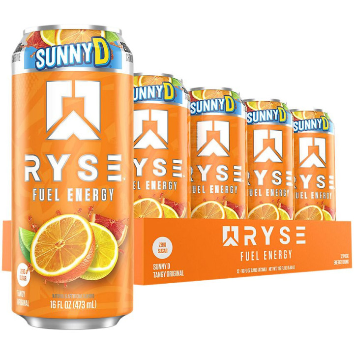 Ryse Energy Drink Sunny D (16 fl oz)