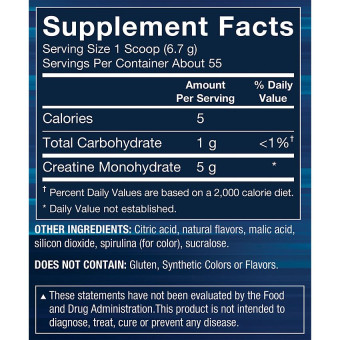 Creatine Monohydrate Powder Artic Blast 6.7 g (55 serv)