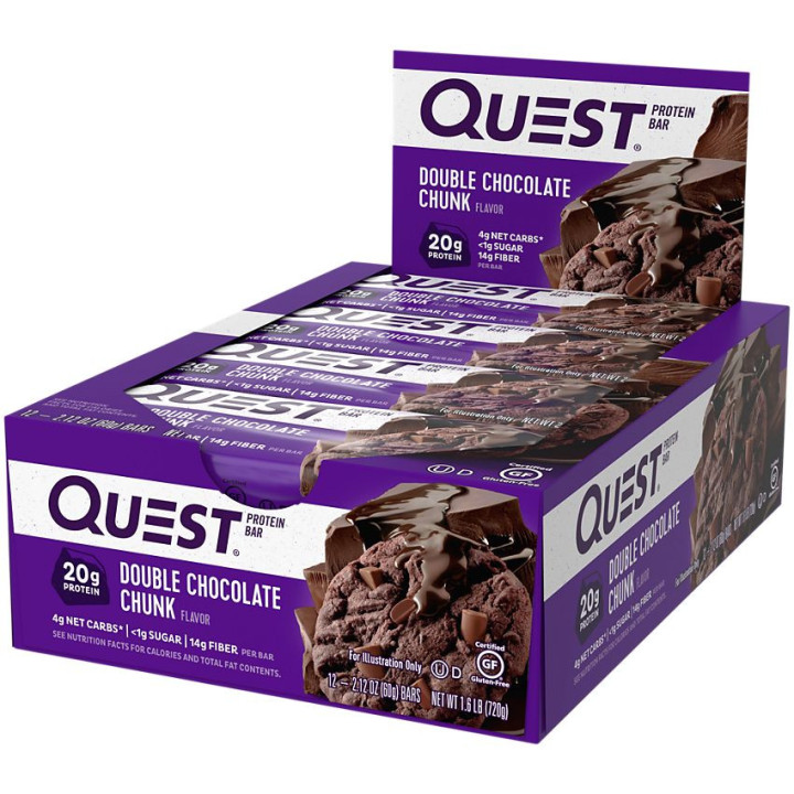 Quest Protein Bar Double Chocolate Chunk (1 bar)