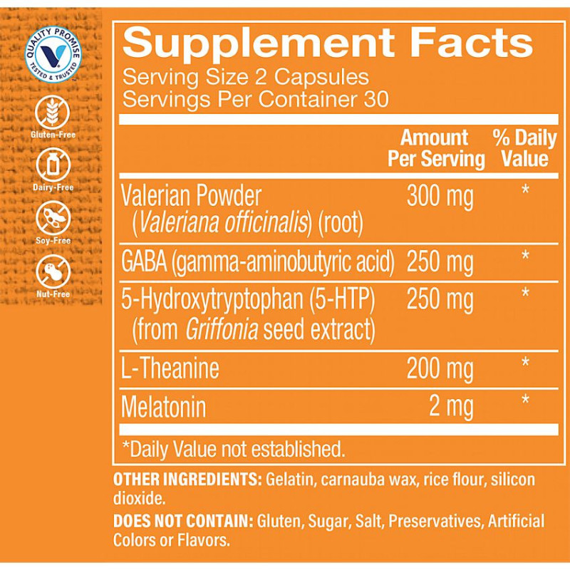 Sleep Support - Relaxation & Calming Formula (60 cap)