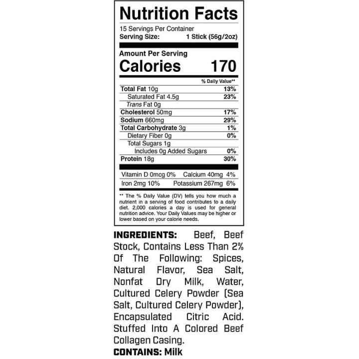 Protein Meat Sticks Jalapeño Heat (1 stick)