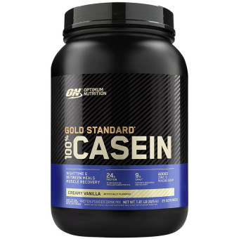 Gold 100% Casein Creamy Vanilla (25 serv) 2 lb