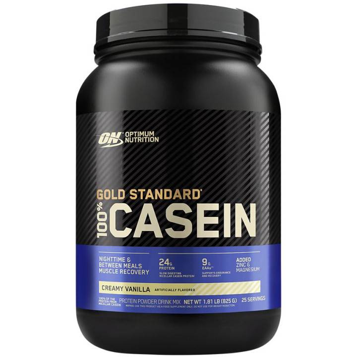 Gold 100% Casein Creamy Vanilla (25 serv) 2 lb