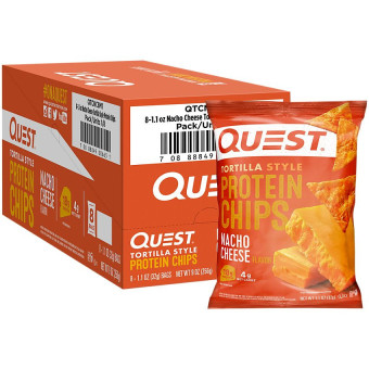 Quest Tortilla Style Protein Chips Nacho (1 bolsa)