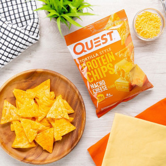Quest Tortilla Style Protein Chips Nacho (1 bolsa)