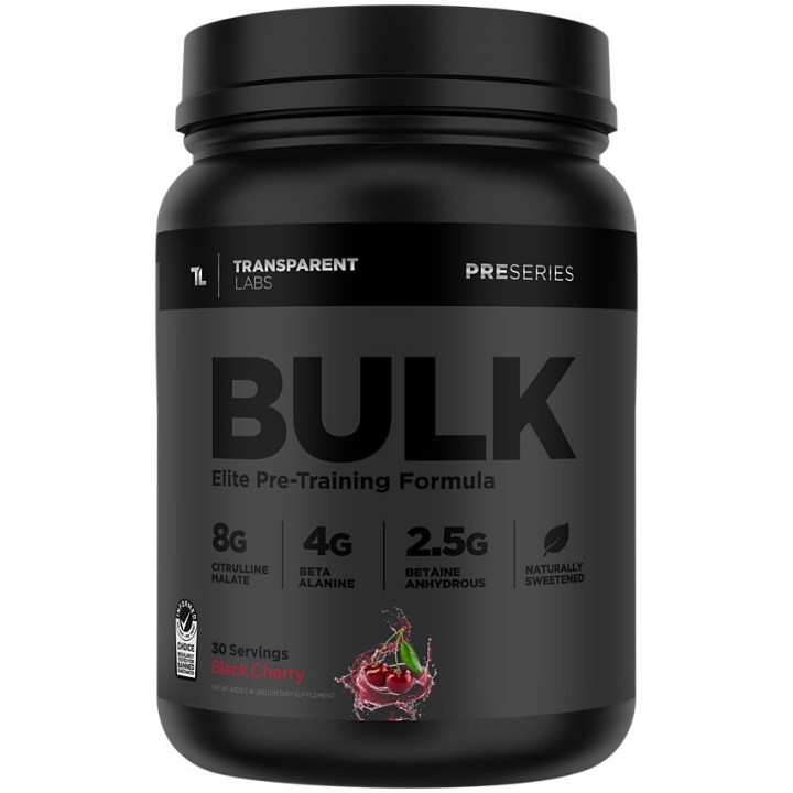 Bulk Black Elite Pre-Training Black Cherry (30 serv) 1.41 lb