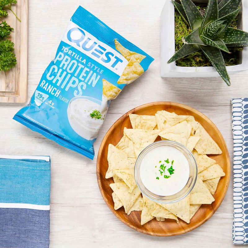 Quest Tortilla Style Protein Chips Ranch (1 bolsa)
