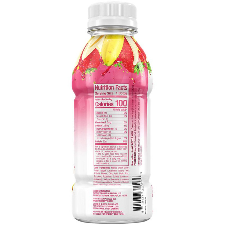 Ryse Clear Whey Strawberry Banana (16.9 Fl Oz. )