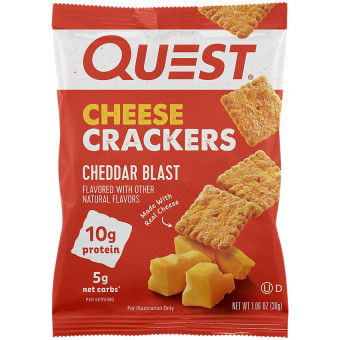 Quest Cheese Crackers Cheddar Blast (1 bolsa)