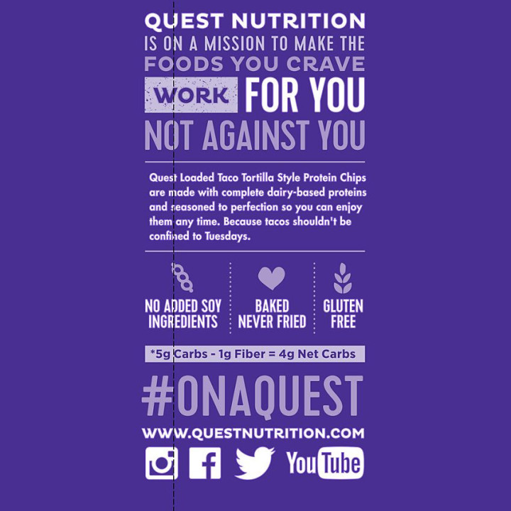 Quest Tortilla Style Protein Chips Taco (1 bolsa)