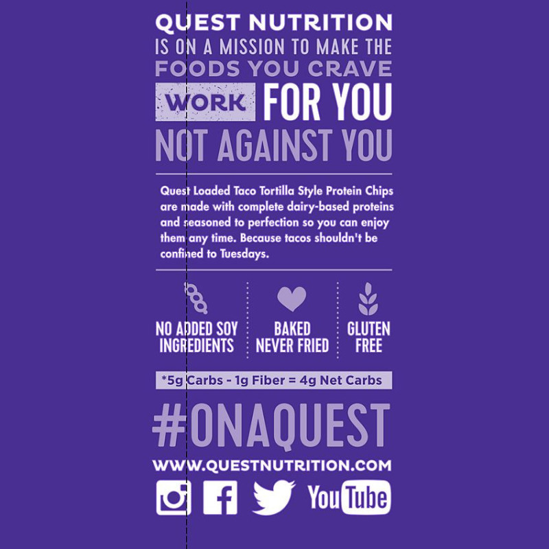 Quest Tortilla Style Protein Chips Taco (1 bolsa)