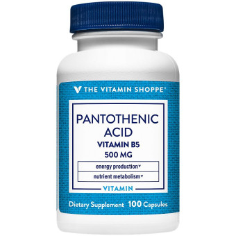 Pantothenic Acid Vitamina B5 500 mg (100 cap)