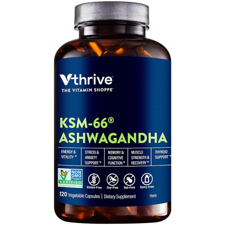 Vthrive KSM-66 Ashwagandha 300mg (120 cap)