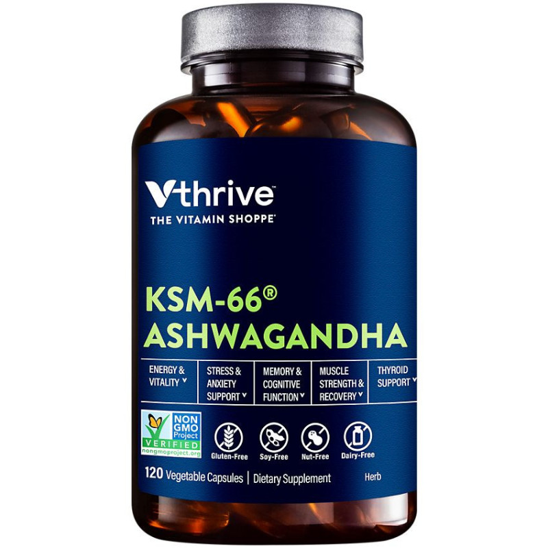 Vthrive KSM-66 Ashwagandha 300mg (120 cap)