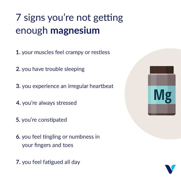 Vthrive Magnesium Relax Powder Raspberry Lemon (100 serv)