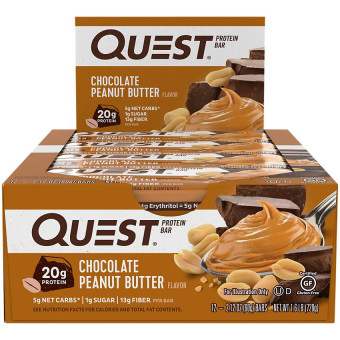 Quest Protein Bar Chocolate Peanut Butter (1 bar)